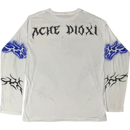Neo Dioxi - Playera Blanca de Manga Larga