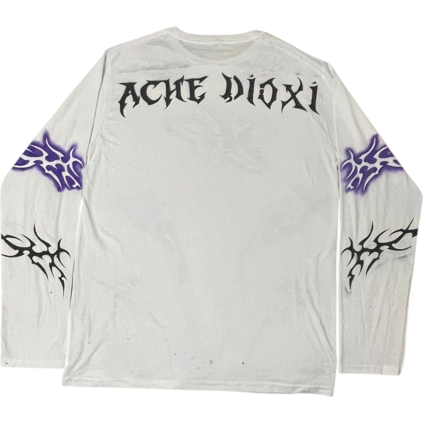 Neo Dioxi - Playera Blanca de Manga Larga