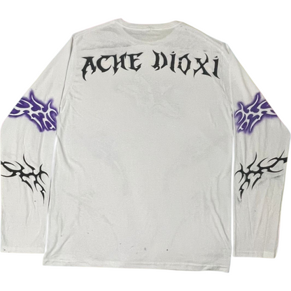Neo Dioxi - Playera Blanca de Manga Larga