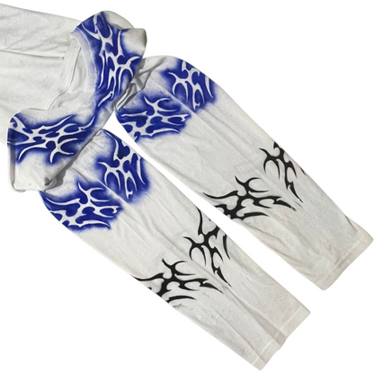 Neo Dioxi - Playera Blanca de Manga Larga