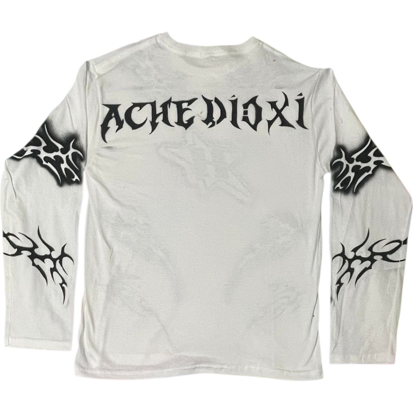 Neo Dioxi - Playera Blanca de Manga Larga