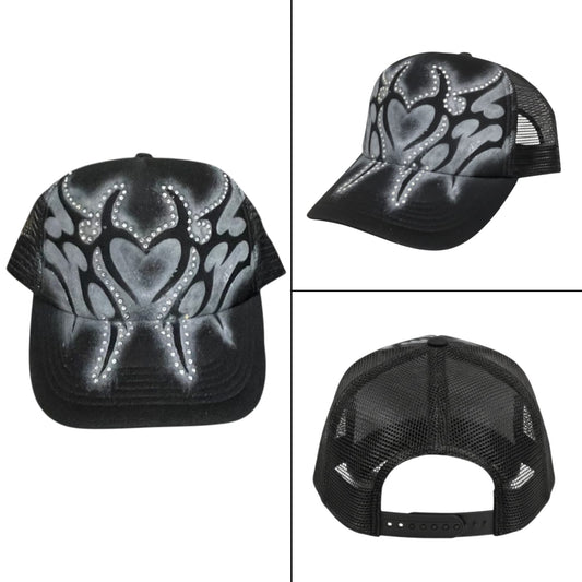 REINA DE CORAZONES PEDRERIA - TRUCKER ESPONJA