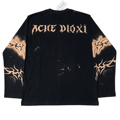 Neo Dioxi - Playera Negra de Manga Larga