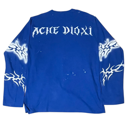 Neo Dioxi - Playera Azul de Manga Larga
