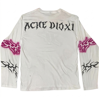 Neo Dioxi - Playera Blanca de Manga Larga