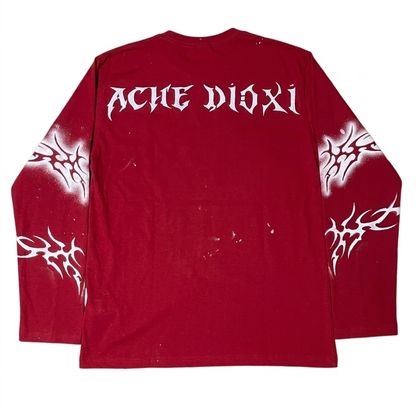 Neo Dioxi - Playera Roja de Manga Larga