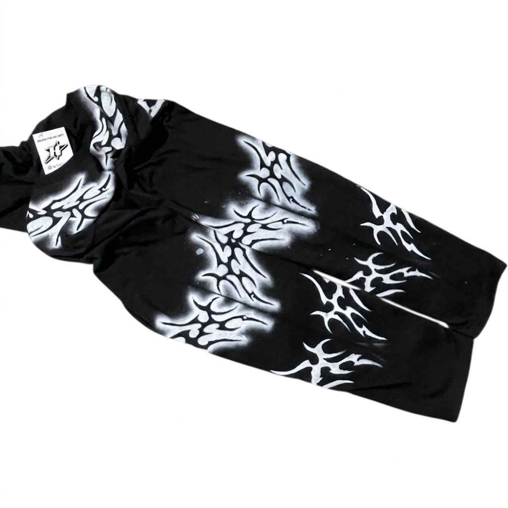 Neo Dioxi - Playera Negra de Manga Larga