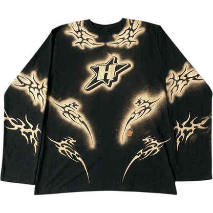 Neo Dioxi - Playera Negra de Manga Larga