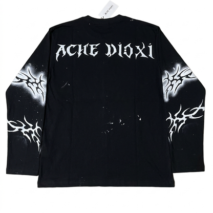 Neo Dioxi - Playera Negra de Manga Larga