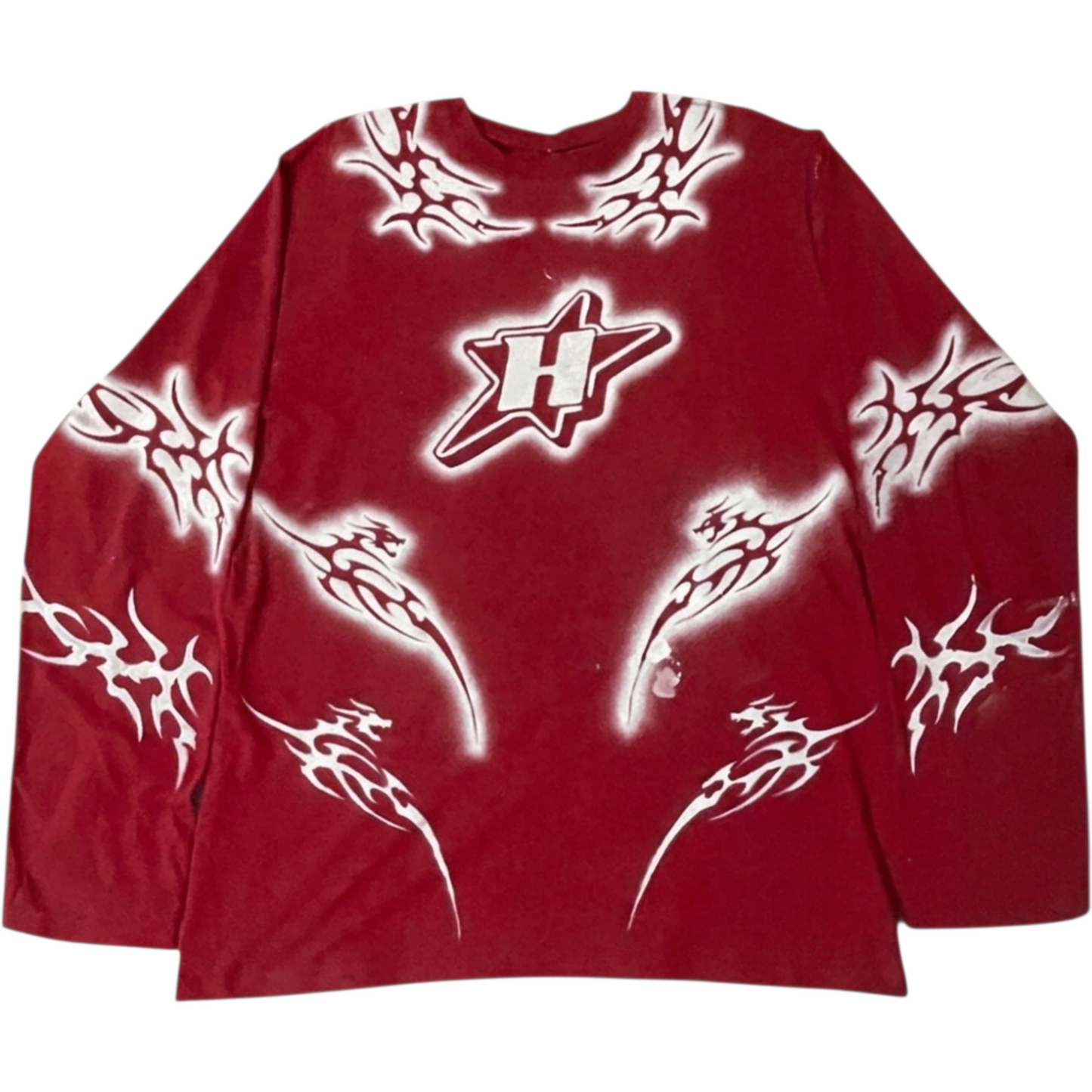 Neo Dioxi - Playera Roja de Manga Larga